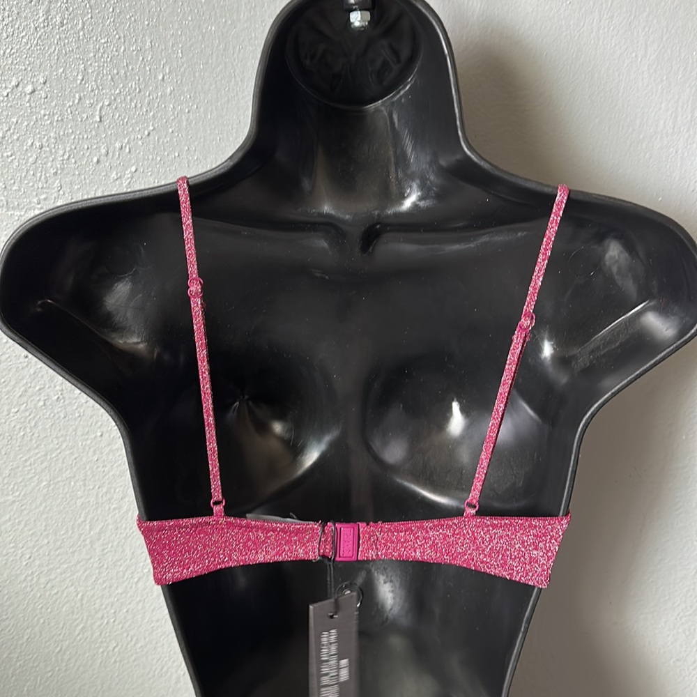 Grape sparkle bra triangl bathing suits top - Picture 4 of 12